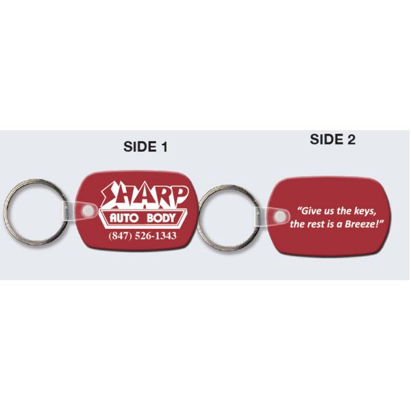 Standard Oval Key Tag (Spot Color) Thumbnail