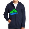 Youth Heavy Blend Full Zip Hooded Sweatshirt Thumbnail