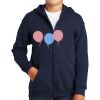 Youth Heavy Blend Full Zip Hooded Sweatshirt Thumbnail