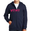 Youth Heavy Blend Full Zip Hooded Sweatshirt Thumbnail
