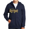 Youth Heavy Blend Full Zip Hooded Sweatshirt Thumbnail