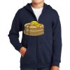 Youth Heavy Blend Full Zip Hooded Sweatshirt Thumbnail
