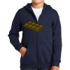 Youth Heavy Blend Full Zip Hooded Sweatshirt Thumbnail