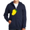 Youth Heavy Blend Full Zip Hooded Sweatshirt Thumbnail