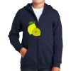 Youth Heavy Blend Full Zip Hooded Sweatshirt Thumbnail