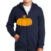 Youth Heavy Blend Full Zip Hooded Sweatshirt Thumbnail