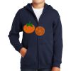 Youth Heavy Blend Full Zip Hooded Sweatshirt Thumbnail