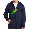 Youth Heavy Blend Full Zip Hooded Sweatshirt Thumbnail