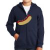 Youth Heavy Blend Full Zip Hooded Sweatshirt Thumbnail