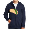 Youth Heavy Blend Full Zip Hooded Sweatshirt Thumbnail