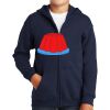 Youth Heavy Blend Full Zip Hooded Sweatshirt Thumbnail