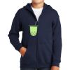 Youth Heavy Blend Full Zip Hooded Sweatshirt Thumbnail