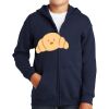 Youth Heavy Blend Full Zip Hooded Sweatshirt Thumbnail