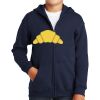 Youth Heavy Blend Full Zip Hooded Sweatshirt Thumbnail
