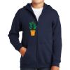 Youth Heavy Blend Full Zip Hooded Sweatshirt Thumbnail