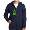 Youth Heavy Blend Full Zip Hooded Sweatshirt Thumbnail