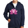 Youth Heavy Blend Full Zip Hooded Sweatshirt Thumbnail