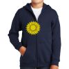 Youth Heavy Blend Full Zip Hooded Sweatshirt Thumbnail