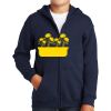 Youth Heavy Blend Full Zip Hooded Sweatshirt Thumbnail