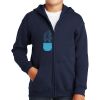 Youth Heavy Blend Full Zip Hooded Sweatshirt Thumbnail