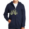 Youth Heavy Blend Full Zip Hooded Sweatshirt Thumbnail