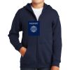 Youth Heavy Blend Full Zip Hooded Sweatshirt Thumbnail