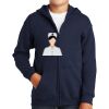 Youth Heavy Blend Full Zip Hooded Sweatshirt Thumbnail