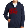 Youth Heavy Blend Full Zip Hooded Sweatshirt Thumbnail