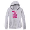 Adult Triblend Full-Zip Fleece Hooded Sweatshirt Thumbnail