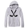 Adult Triblend Full-Zip Fleece Hooded Sweatshirt Thumbnail