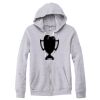 Adult Triblend Full-Zip Fleece Hooded Sweatshirt Thumbnail