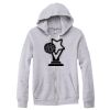 Adult Triblend Full-Zip Fleece Hooded Sweatshirt Thumbnail