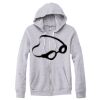 Adult Triblend Full-Zip Fleece Hooded Sweatshirt Thumbnail