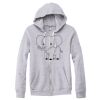 Adult Triblend Full-Zip Fleece Hooded Sweatshirt Thumbnail