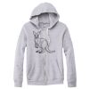 Adult Triblend Full-Zip Fleece Hooded Sweatshirt Thumbnail