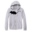 Adult Triblend Full-Zip Fleece Hooded Sweatshirt Thumbnail