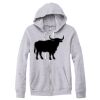Adult Triblend Full-Zip Fleece Hooded Sweatshirt Thumbnail