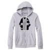 Adult Triblend Full-Zip Fleece Hooded Sweatshirt Thumbnail