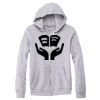 Adult Triblend Full-Zip Fleece Hooded Sweatshirt Thumbnail