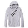 Adult Triblend Full-Zip Fleece Hooded Sweatshirt Thumbnail