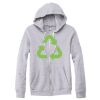Adult Triblend Full-Zip Fleece Hooded Sweatshirt Thumbnail