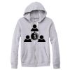Adult Triblend Full-Zip Fleece Hooded Sweatshirt Thumbnail