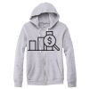 Adult Triblend Full-Zip Fleece Hooded Sweatshirt Thumbnail