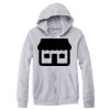 Adult Triblend Full-Zip Fleece Hooded Sweatshirt Thumbnail