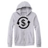 Adult Triblend Full-Zip Fleece Hooded Sweatshirt Thumbnail