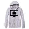 Adult Triblend Full-Zip Fleece Hooded Sweatshirt Thumbnail