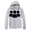 Adult Triblend Full-Zip Fleece Hooded Sweatshirt Thumbnail