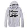 Adult Triblend Full-Zip Fleece Hooded Sweatshirt Thumbnail