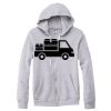 Adult Triblend Full-Zip Fleece Hooded Sweatshirt Thumbnail