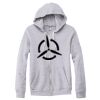 Adult Triblend Full-Zip Fleece Hooded Sweatshirt Thumbnail